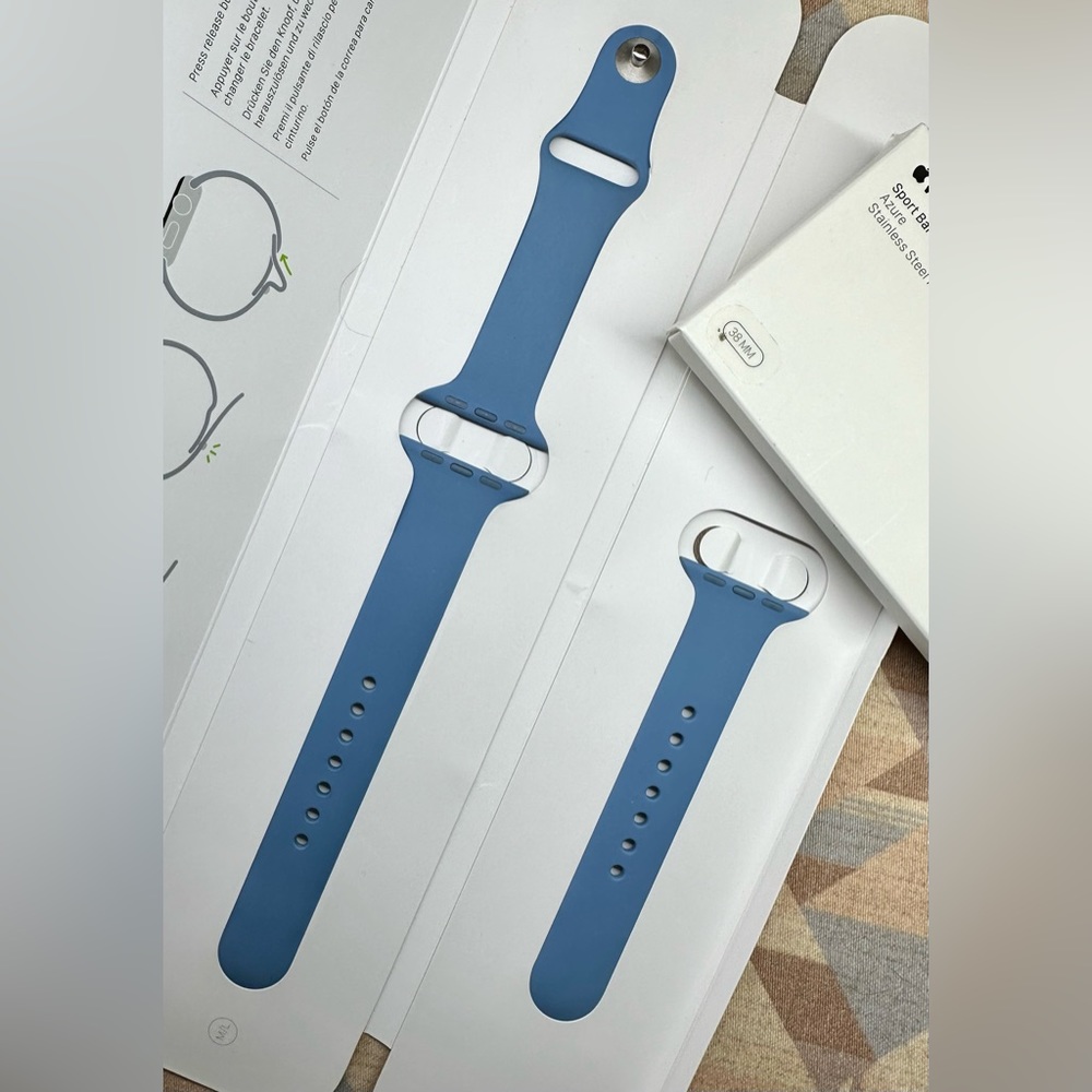 Azure Apple Watch Sport Band 38mm